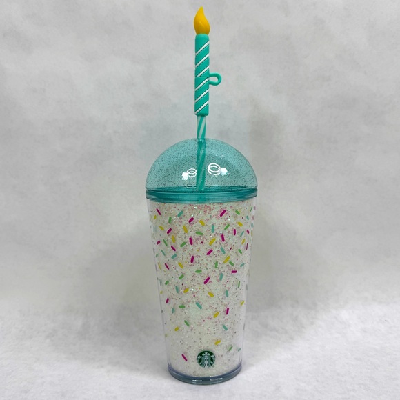 Starbucks Other - STARBUCKS Birthday Cake Glitter Cup - 16 oz / Grande